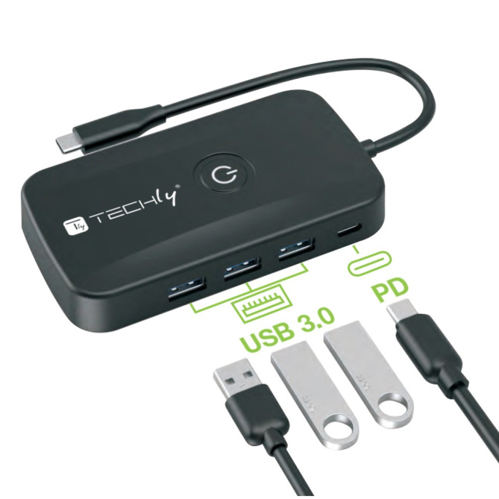Techly IDATA USBC-HUB5WL – image 7
