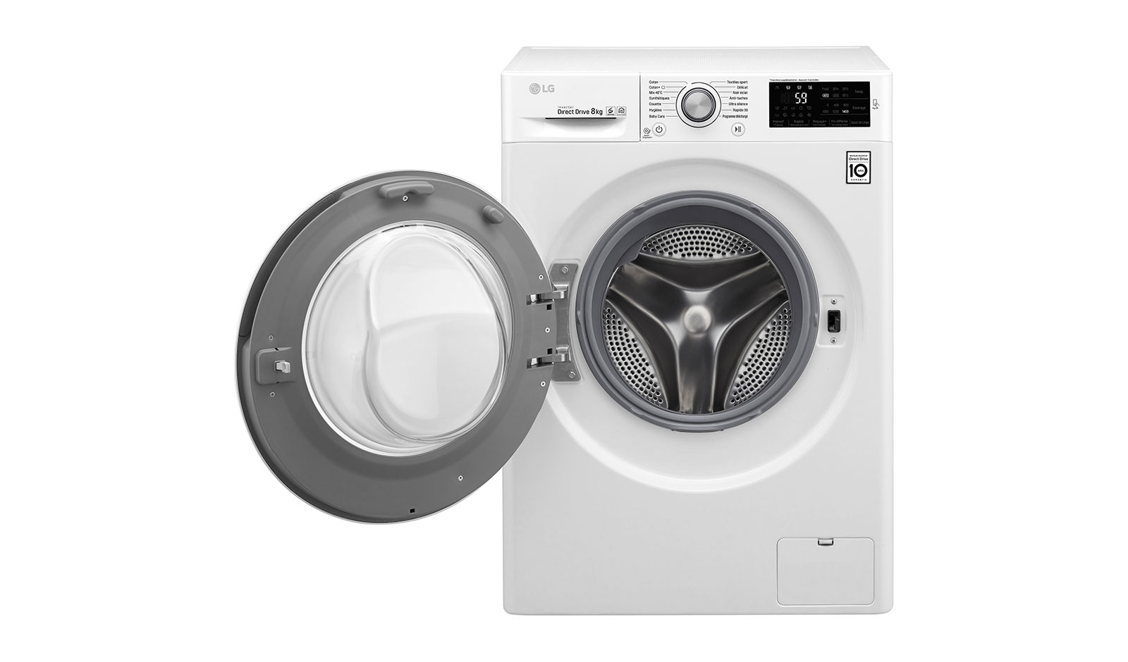 LG F84J54WH washing machine Front-load – image 2