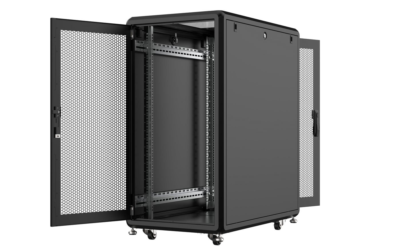 Lanview RSL22U61BL rack cabinet 22U Black – image 2