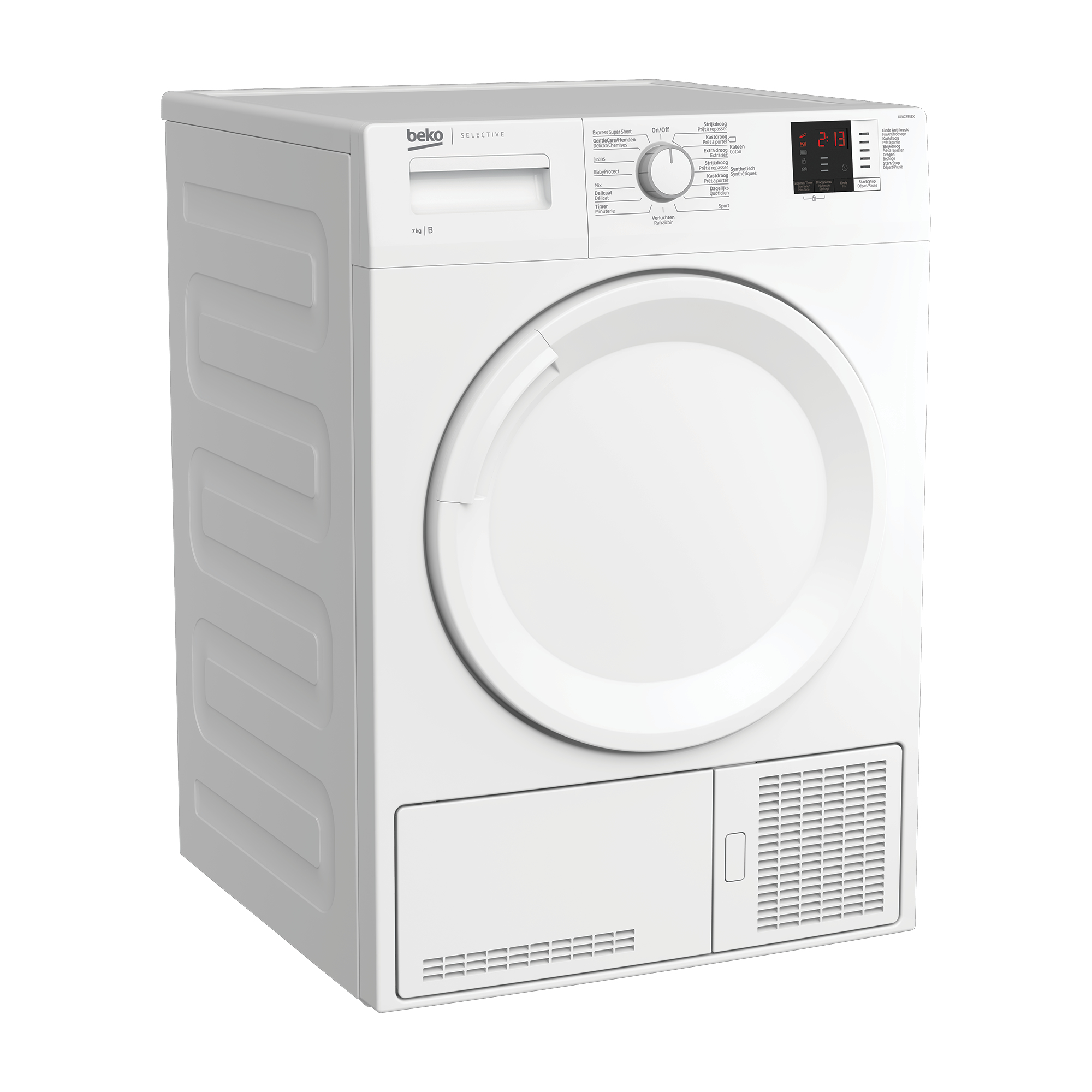 Beko DCU7235BX tumble dryer Freestanding Front-load – image 2