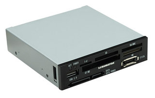 Manhattan 100908 card reader Internal Black – image 1
