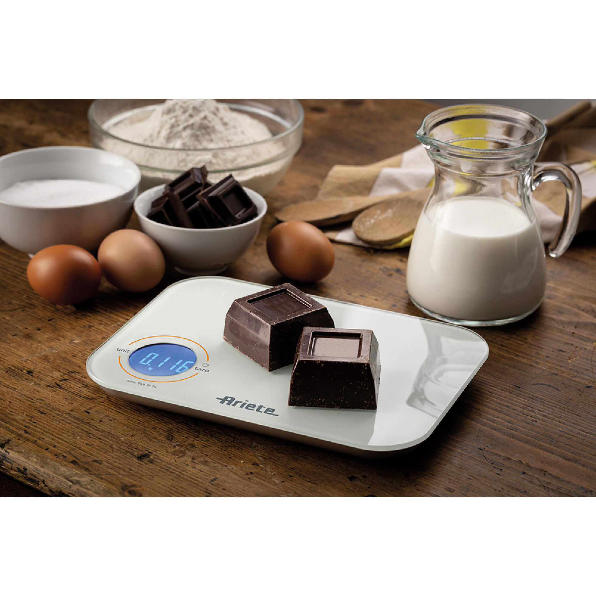 Ariete 0851/00 White Countertop Rectangle Electronic kitchen scale – image 5
