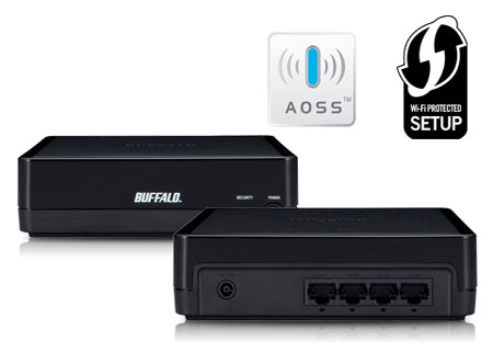 Buffalo WLI-TX4-AG300N network media converter 100 Mbit/s Black – image 4