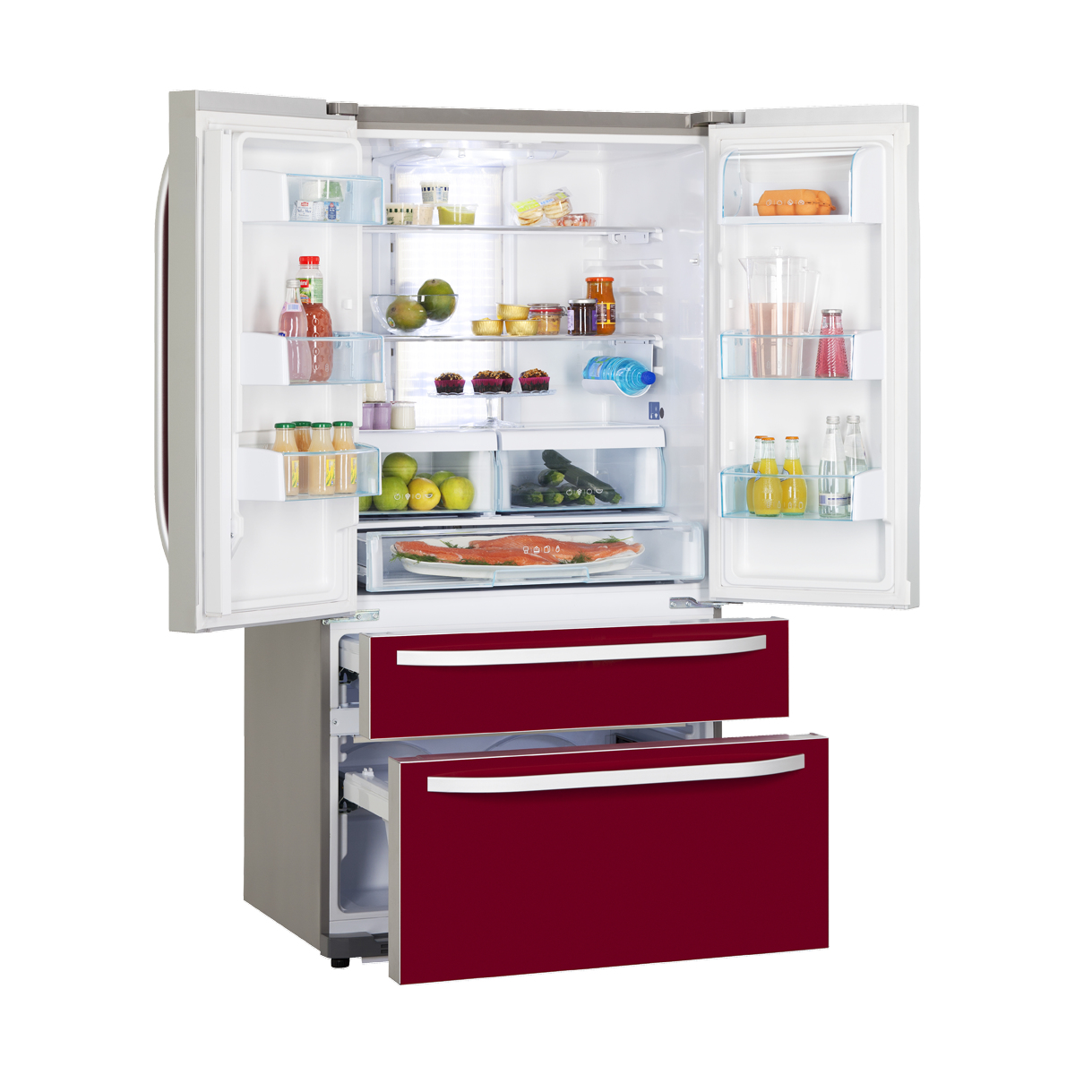 Haier HB21FGRAA side-by-side refrigerator Freestanding – image 3