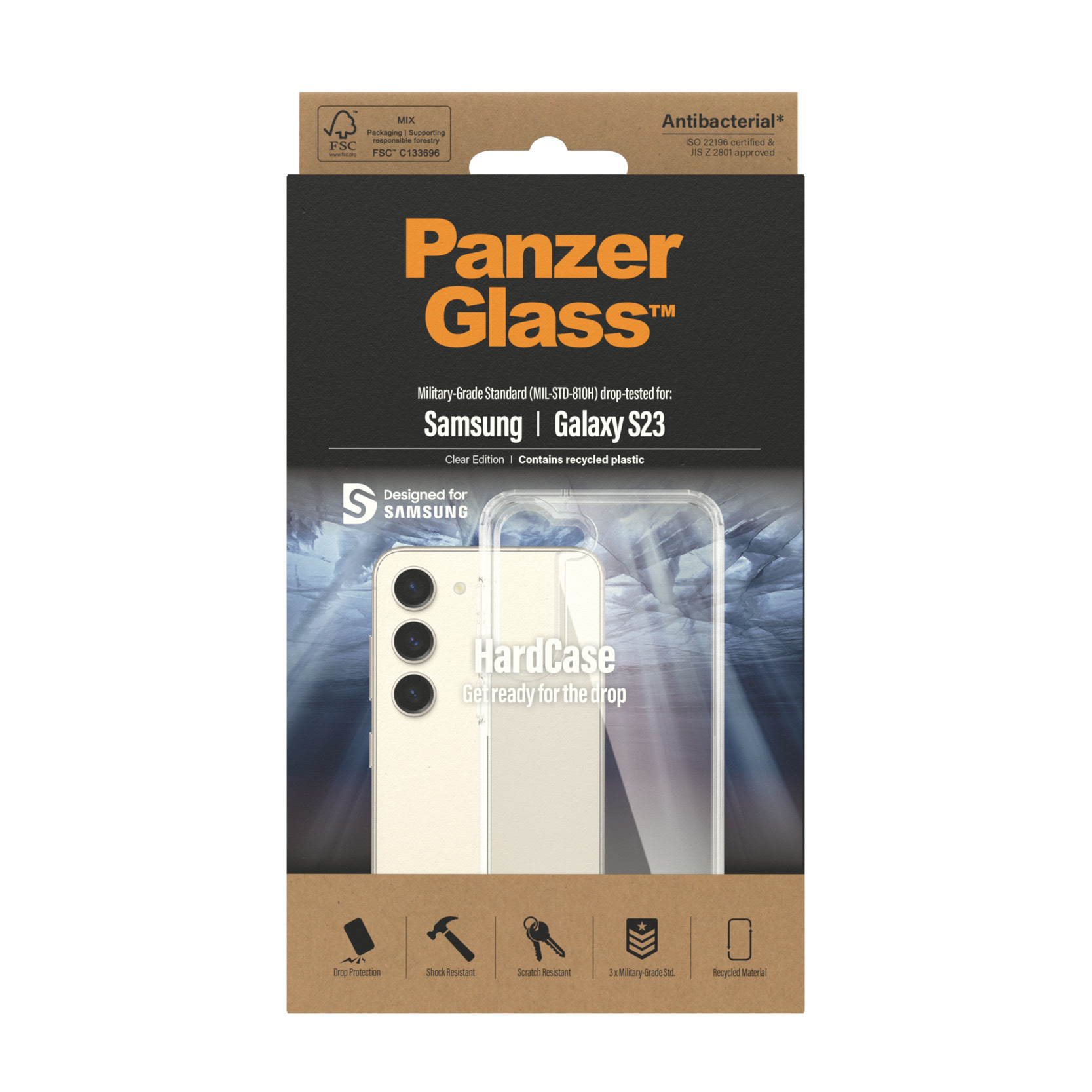 PanzerGlass® HardCase Transparent Samsung Galaxy S23 – image 3