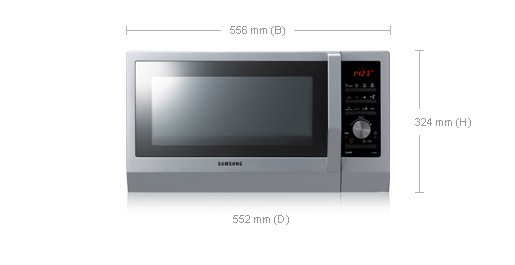 Samsung CE137NM-S microwave Silver Built-in – image 2