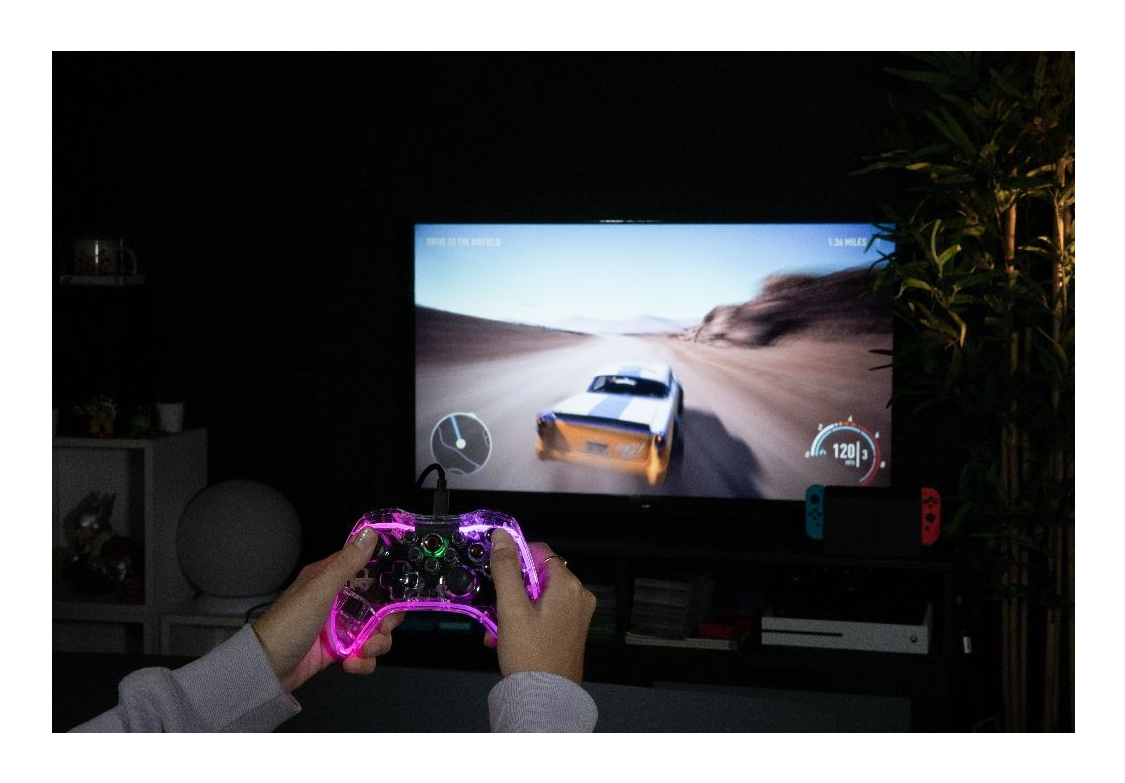 Konix Crystal Transparent USB Gamepad Analogue / Digital Nintendo Switch, PC – image 4
