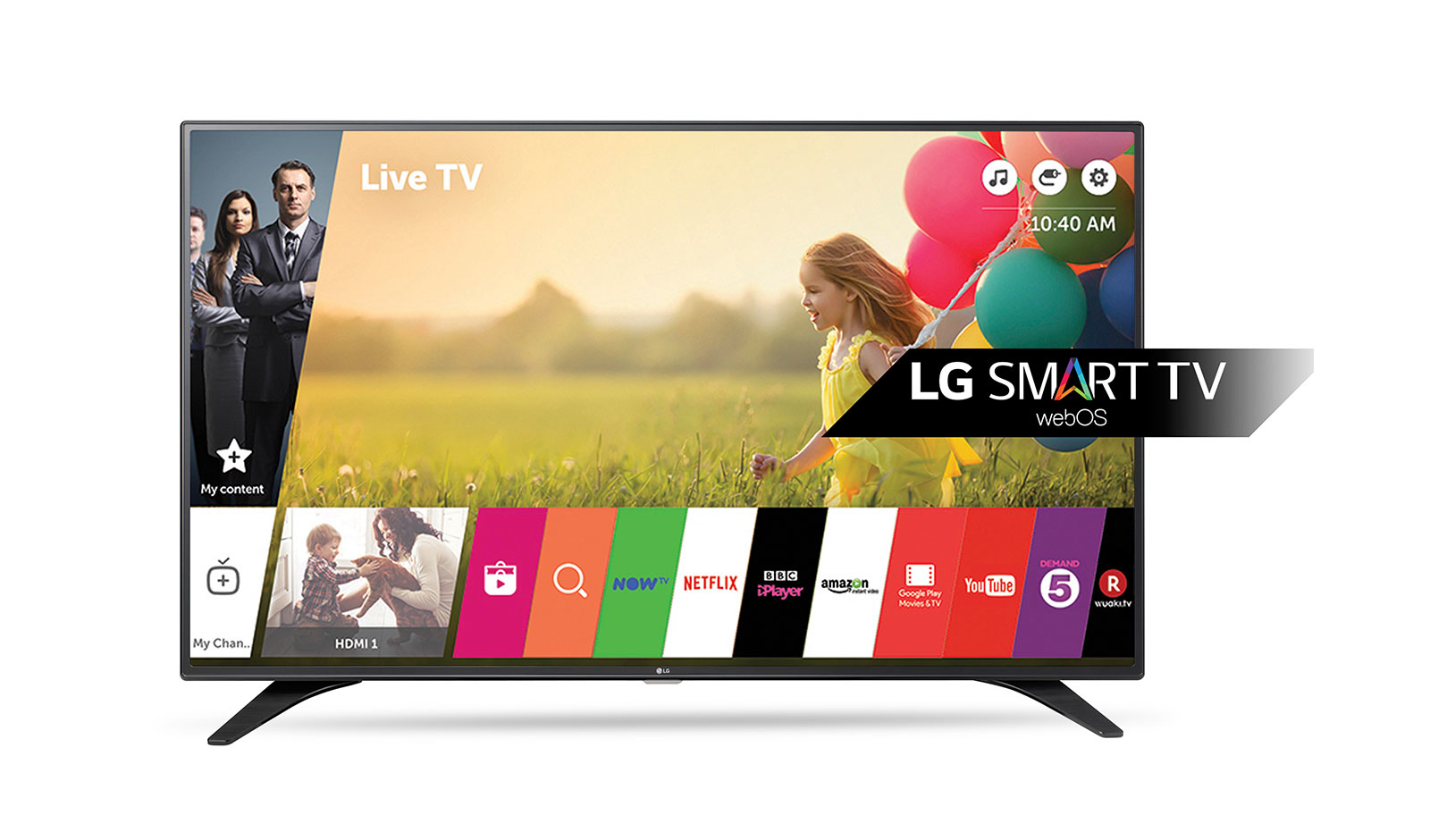LG 49LH604V TV 124.5 cm (49") Full HD Smart TV Wi-Fi Black – image 1