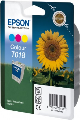 Epson T018 Ink Cartridge Three Colour – image 3