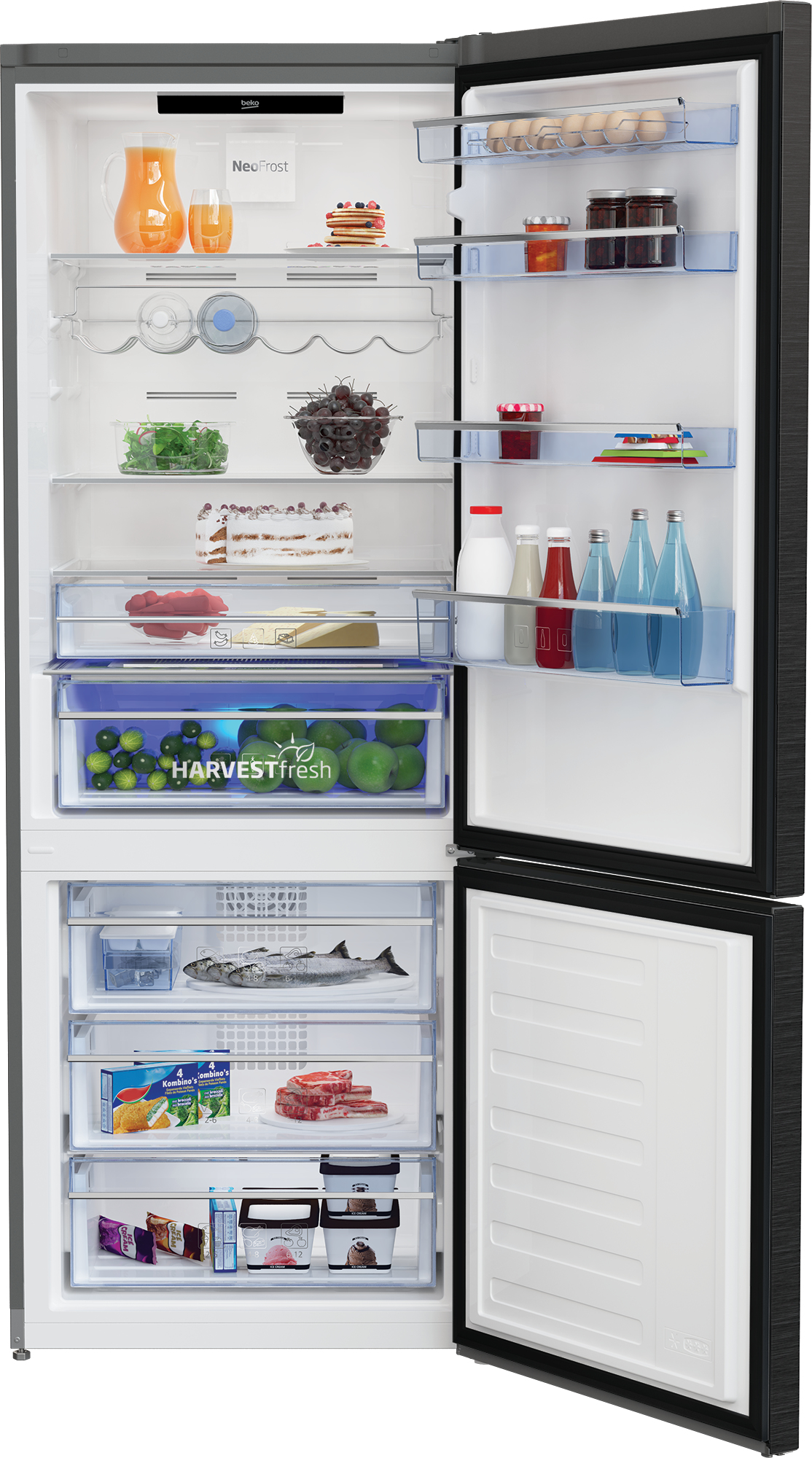 Beko RCNE560E60ZXRN fridge-freezer Freestanding – image 5