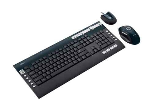 Trust Wireless Optical Multimedia Deskset DS-3250 FR – image 1