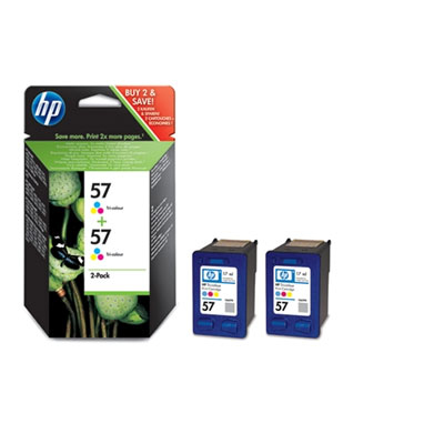 HP C9503AE ink cartridge 2 pc(s) Original High (XL) Yield Cyan, Magenta, Yellow – image 1