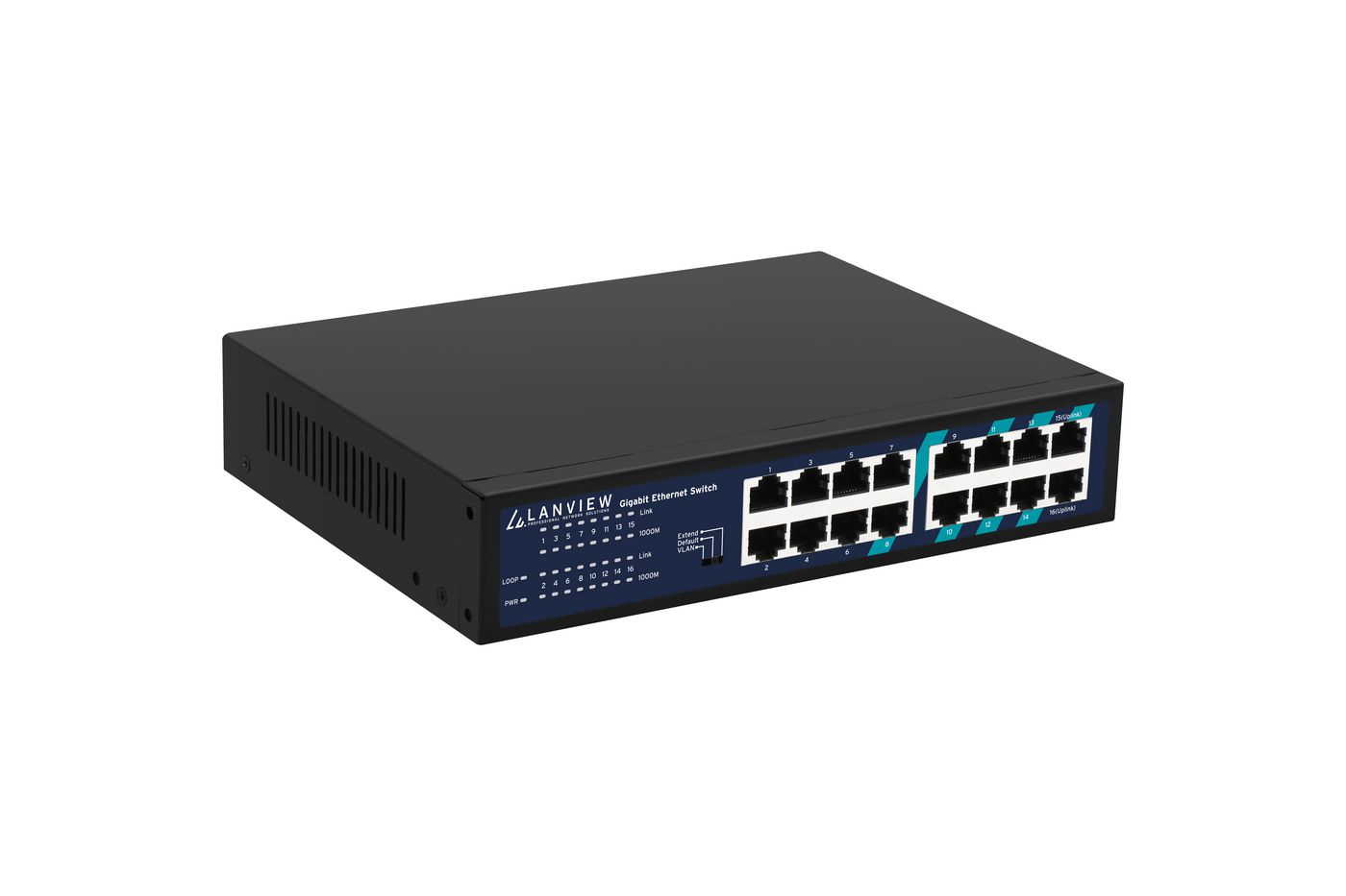 Lanview LVN-1U-16PORT-1G network switch Unmanaged Gigabit Ethernet (10/100/1000) – image 4
