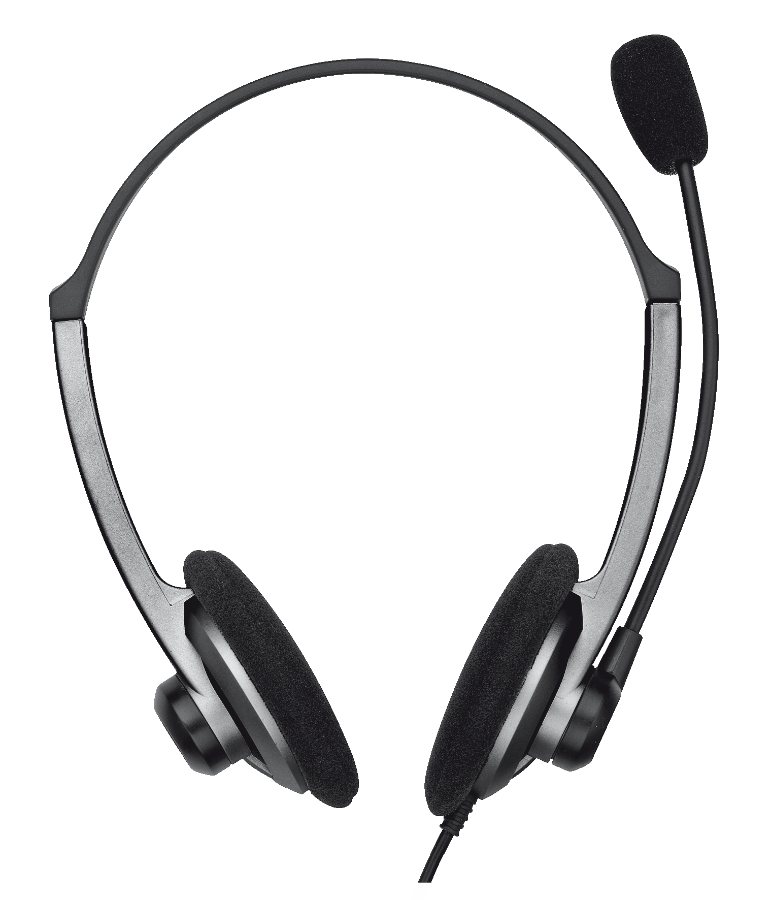 Trust ComfortFit Headset Wired Head-band Calls/Music Black, Grey – image 2
