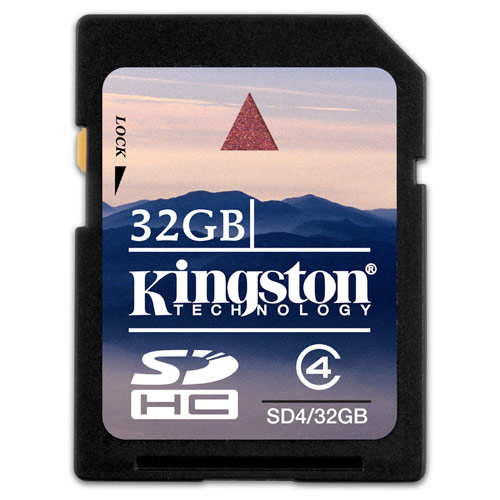 Kingston Technology 32 GB SDHC Class 4 Card