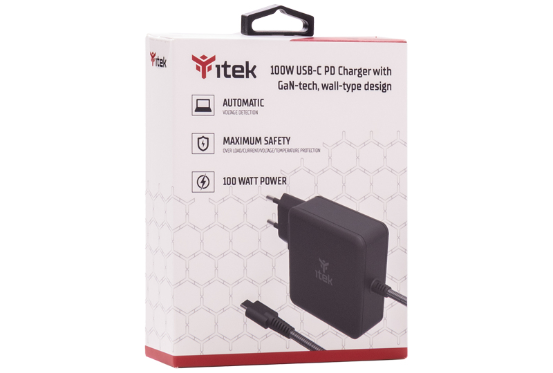 itek ITNBACWB100 mobile device charger Laptop Black AC Fast charging Indoor – image 4