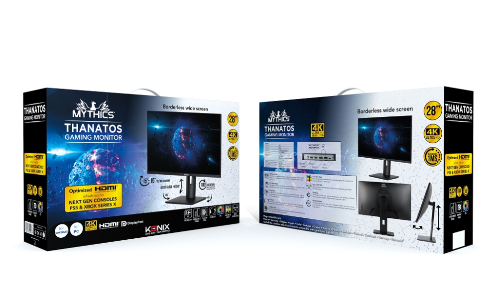 Konix KX MY THANATOS 28' 4K IPS 1MS – image 7