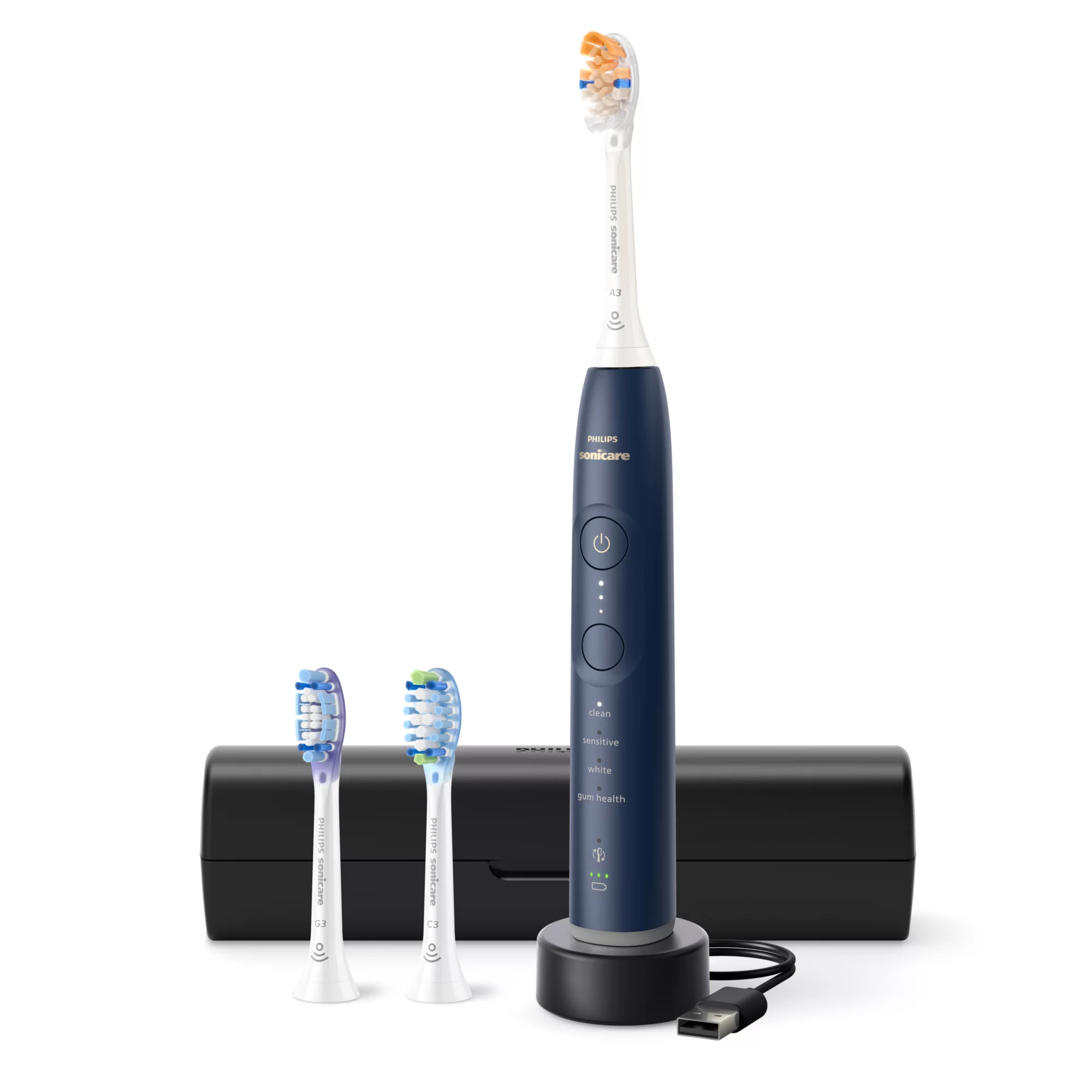 Philips HX7428/07 electric toothbrush Adult Sonic toothbrush Navy – image 1