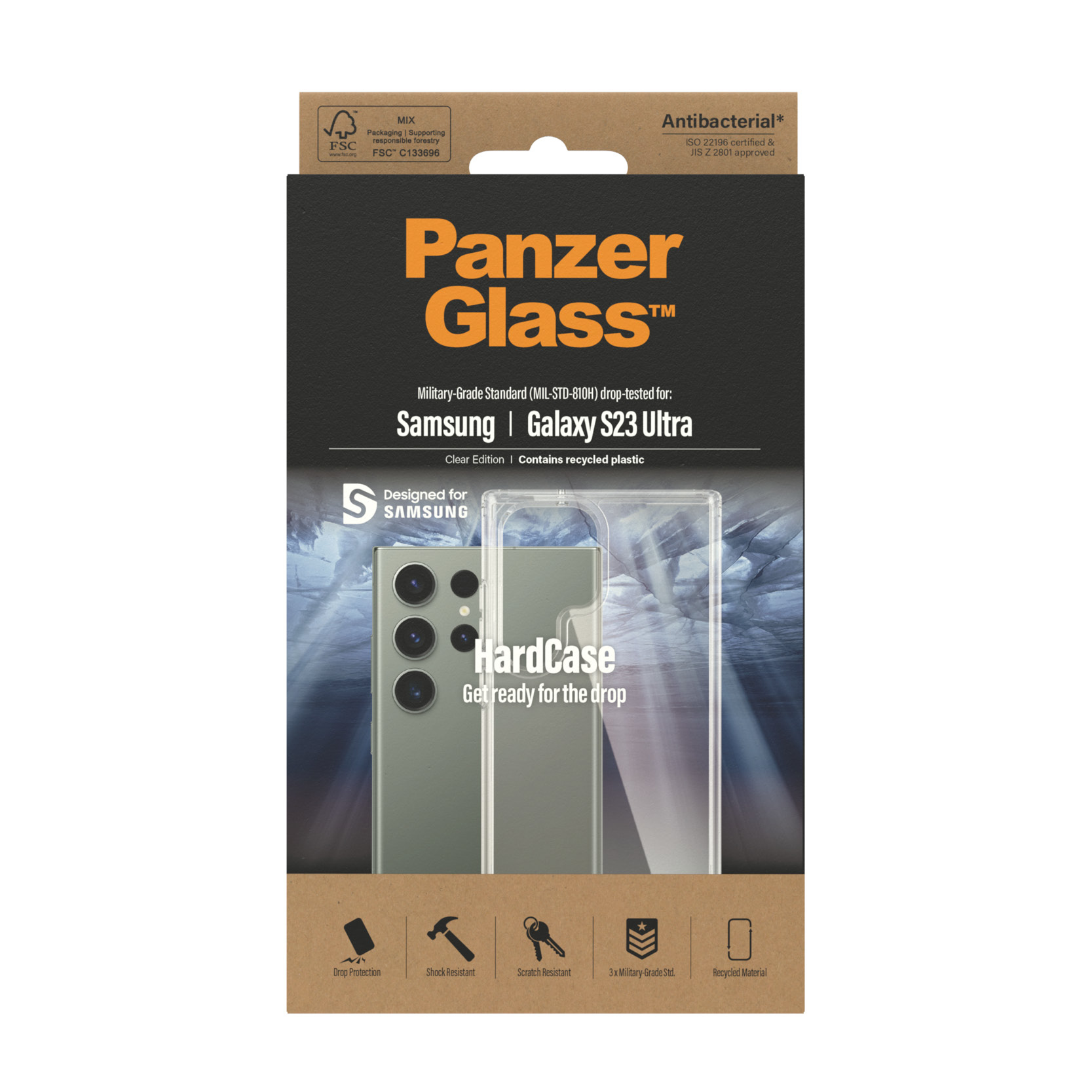 PanzerGlass® HardCase Transparent Samsung Galaxy S23 Ultra – image 3