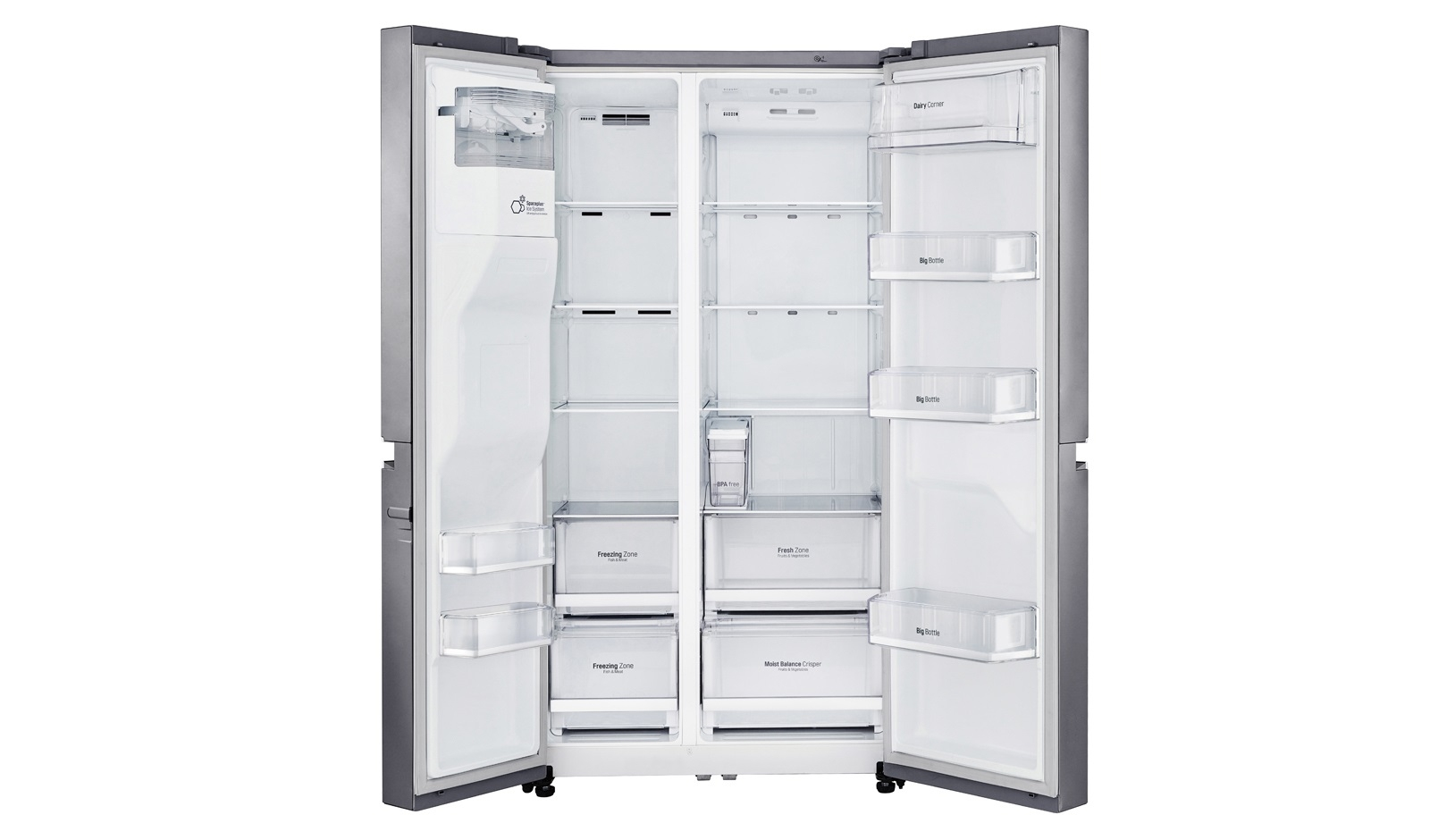 LG GSL461ICEZ side-by-side refrigerator Freestanding – image 2