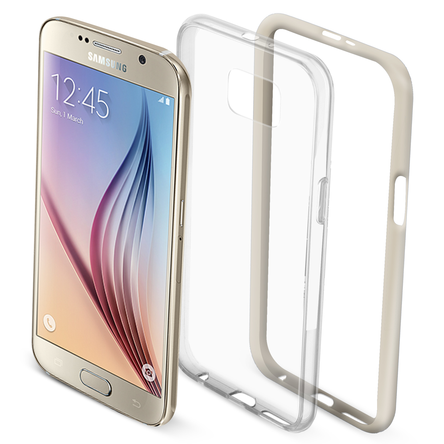 Area CRCBMPDA2020GD mobile phone case Cover Gold, Metallic, Transparent