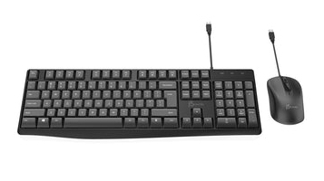 j5create JIKMU105 keyboard Mouse included Universal USB Black – image 1