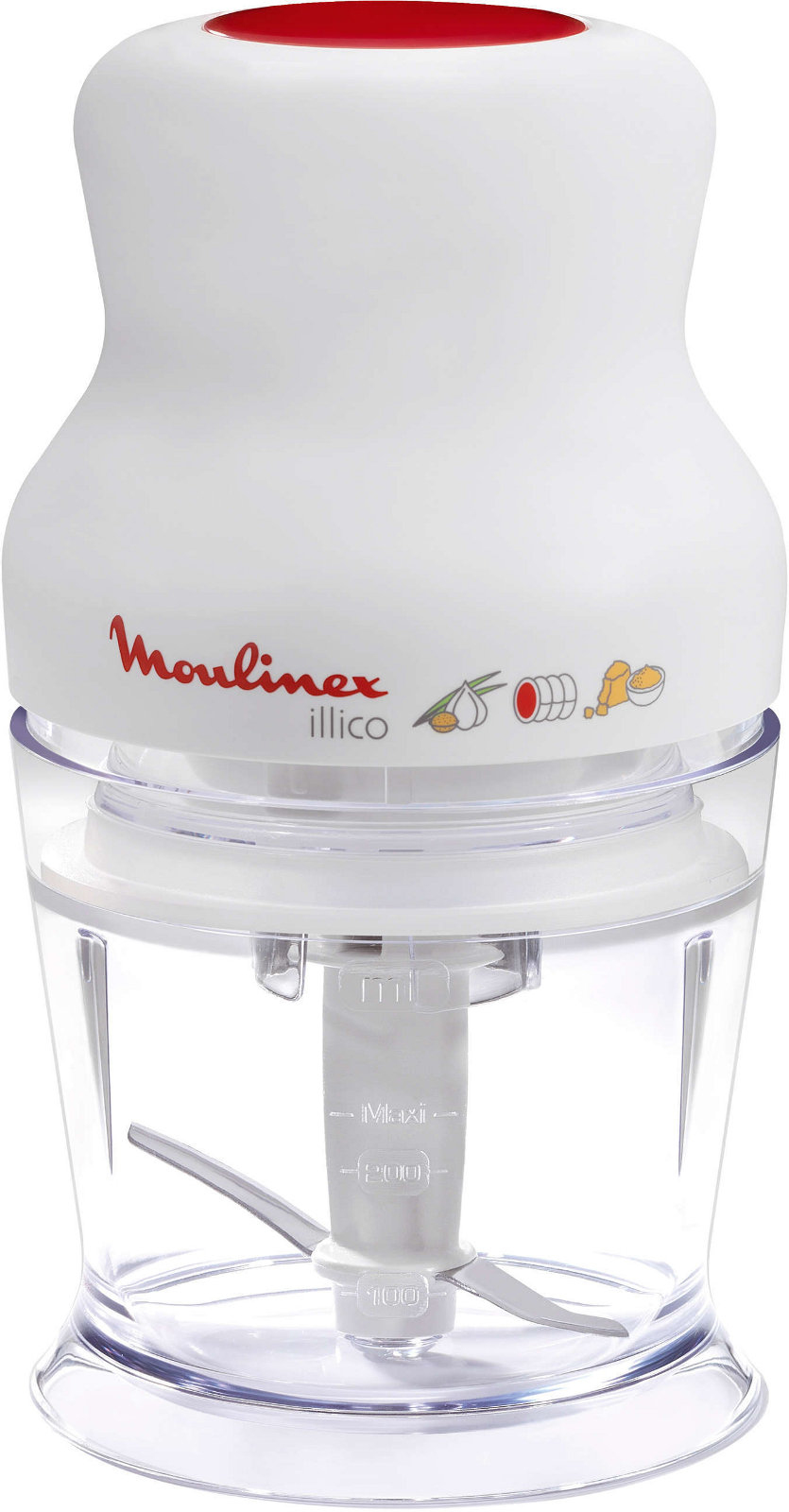 Moulinex ILLICO 0.25 L 350 W Red, White