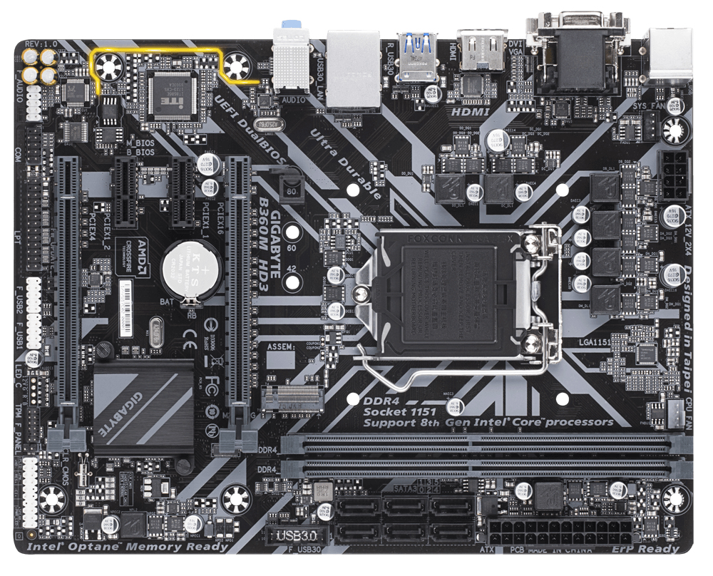 GIGABYTE B360M HD3 – image 2