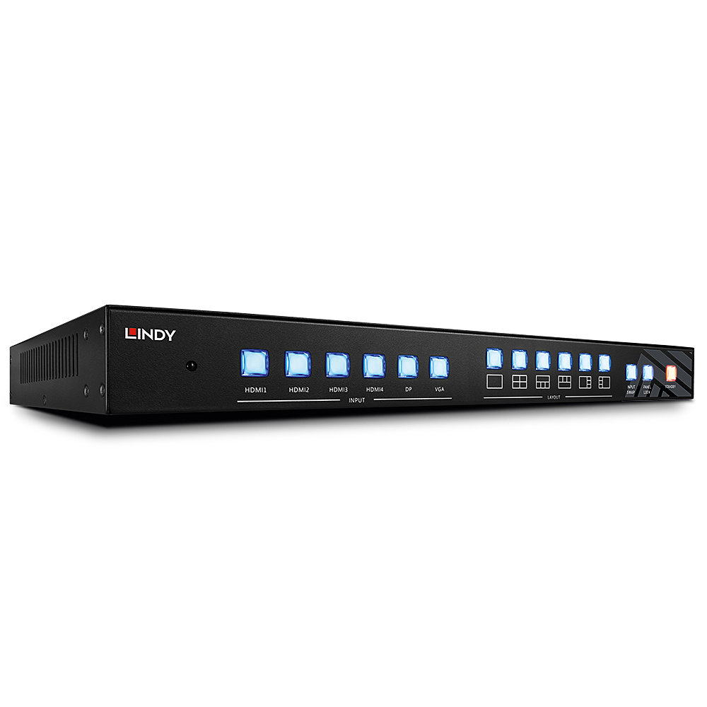 Lindy 6 Port Multi AV to HDMI 2.0 – image 1