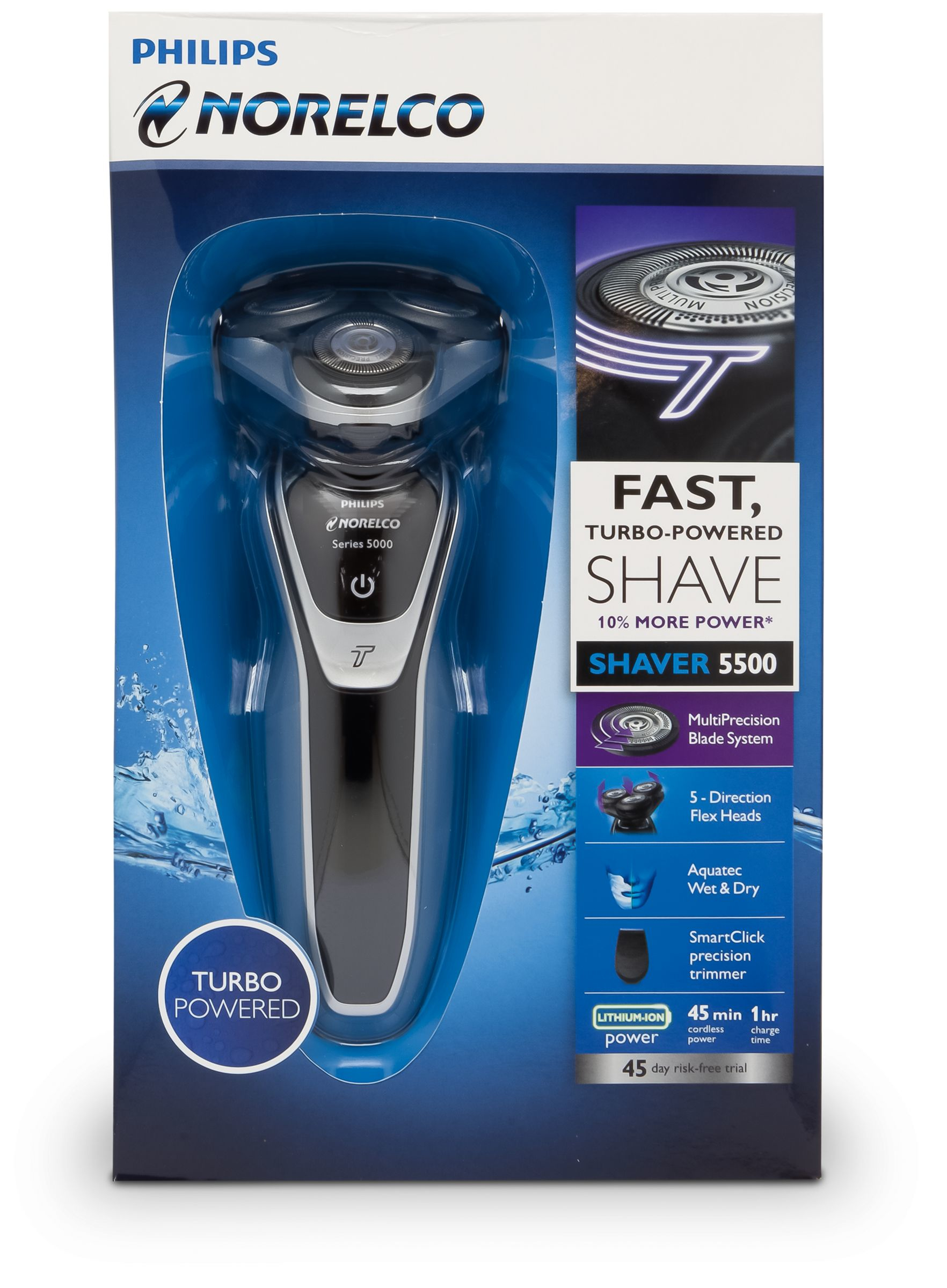 Philips Norelco Shaver 5500 S5370/81 men's shaver Rotation shaver Trimmer Black, Grey – image 4