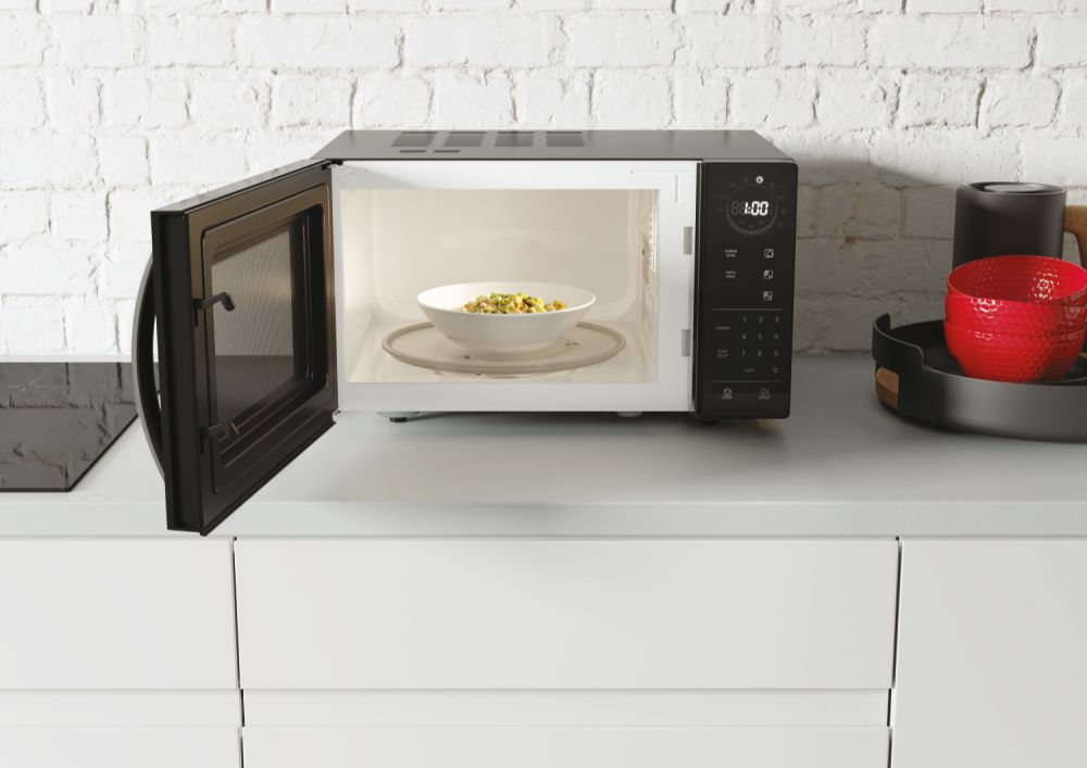 Hoover HMW25STB Black Solo microwave Countertop – image 7