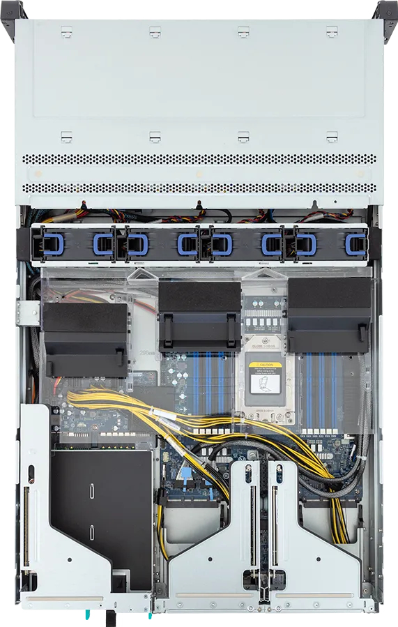 GIGABYTE R243-E33-AAF1 Socket SP6 Rack (2U) Black, Steel – image 3