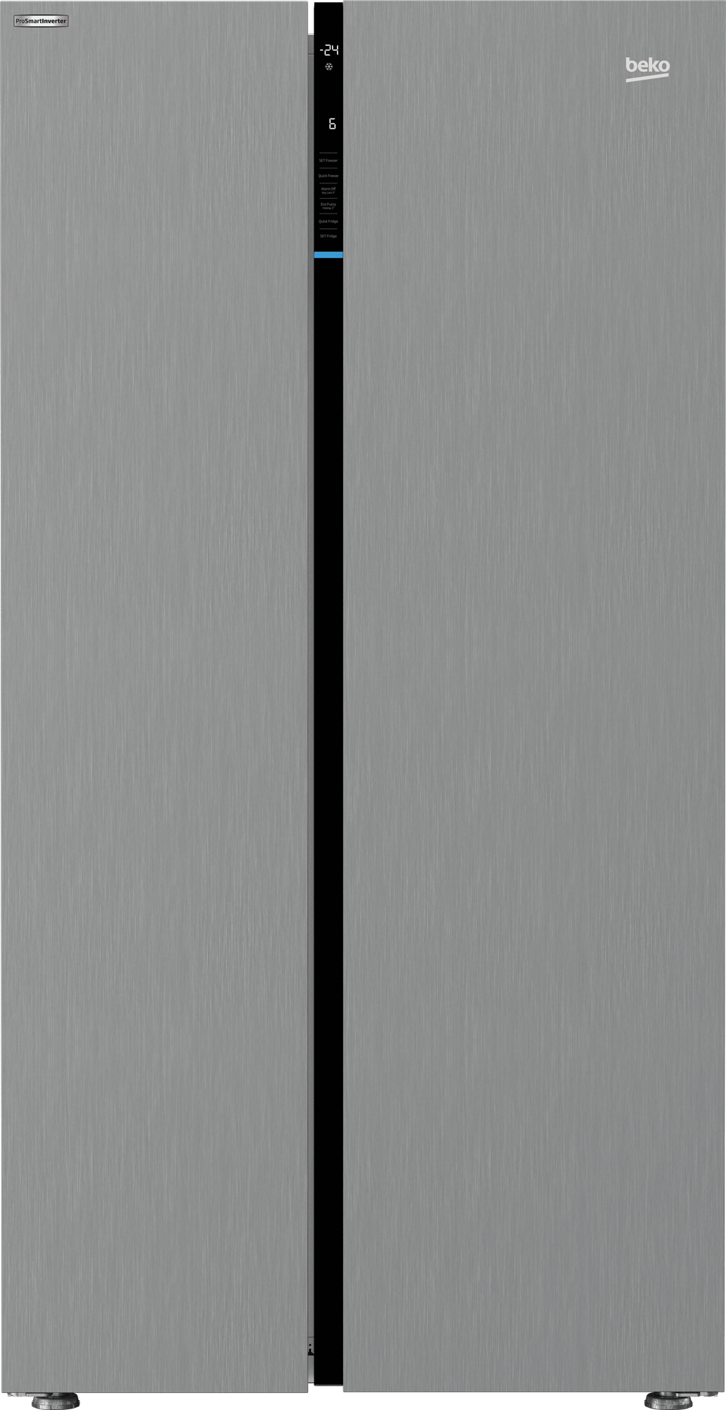 Beko GN163122X side-by-side refrigerator Freestanding – image 1