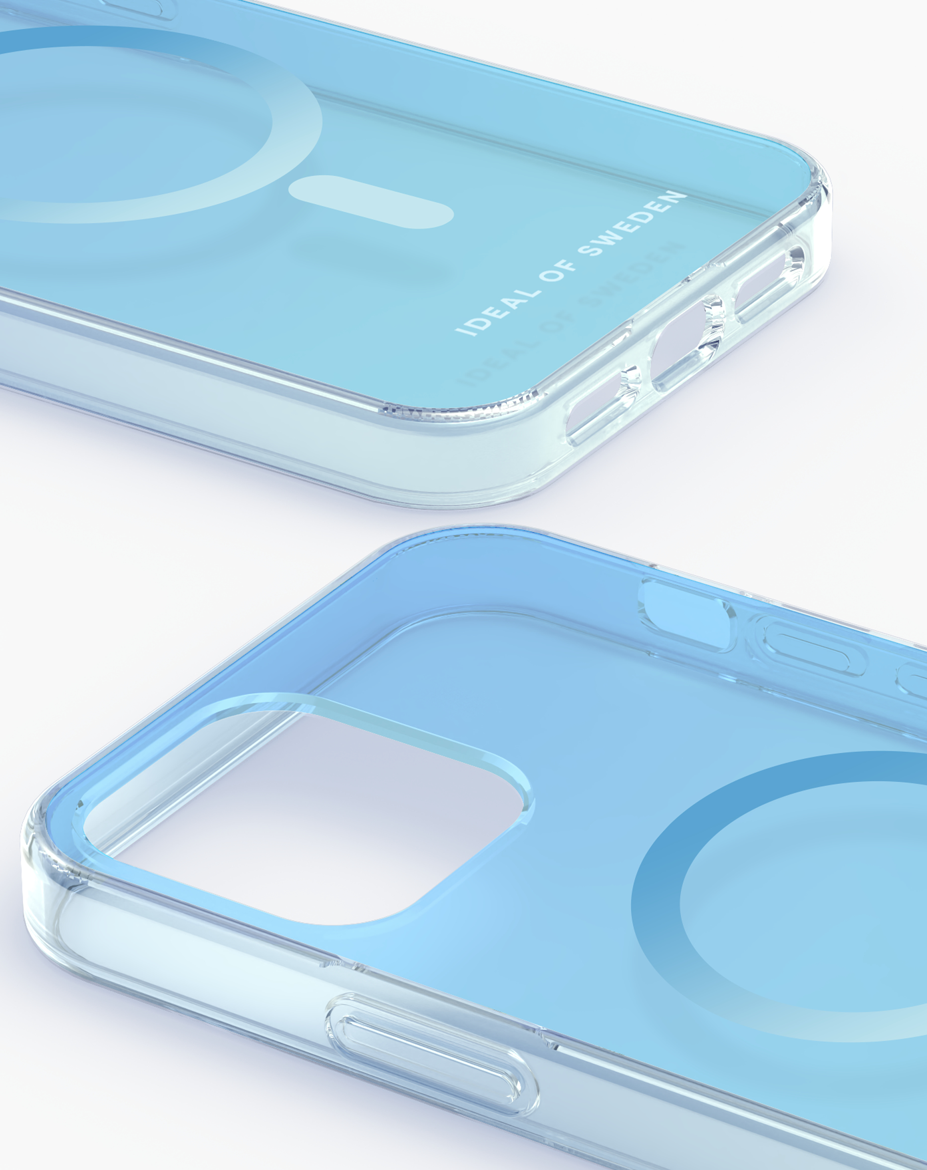 iDeal of Sweden Clear Case MagSafe iPhone 12 / 12 Pro Light Blue – image 2