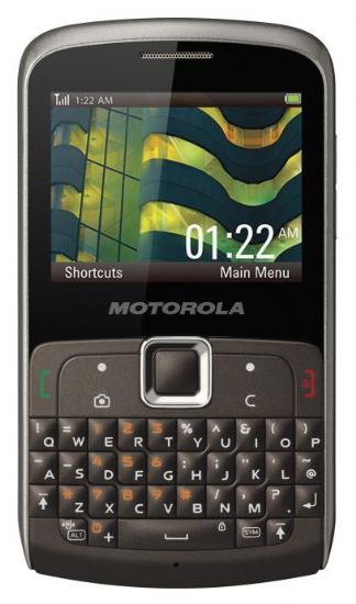 Motorola EX112 5.84 cm (2.3") 102 g Brown