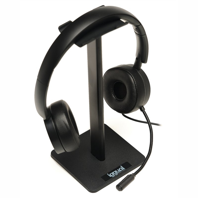 iggual IGG317075+IGG318058 headphones/headset Wired Head-band Gaming Black – image 3