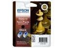 Epson Ink Cartridge Black T0511 (twin pack)