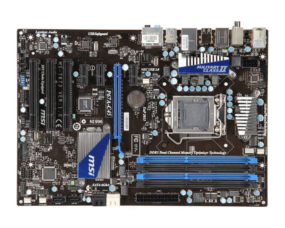 MSI P67A-C45 LGA 1155 (Socket H2) ATX – image 2