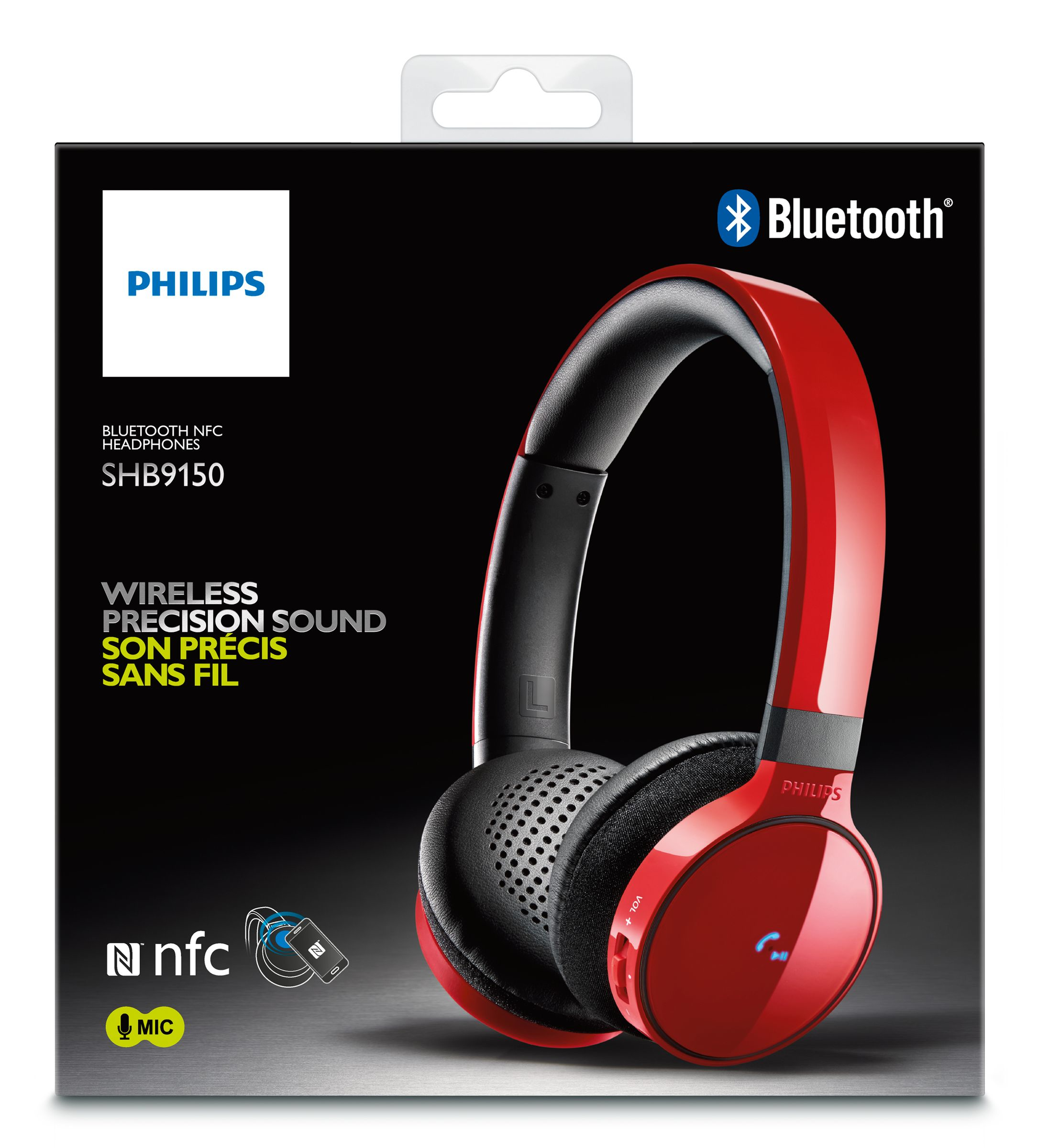 Philips Wireless Bluetooth® headphones SHB9150RD/00 – image 2