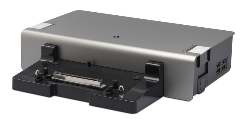 HP 2008 150W Advanced Docking Station + monitor stand – image 3