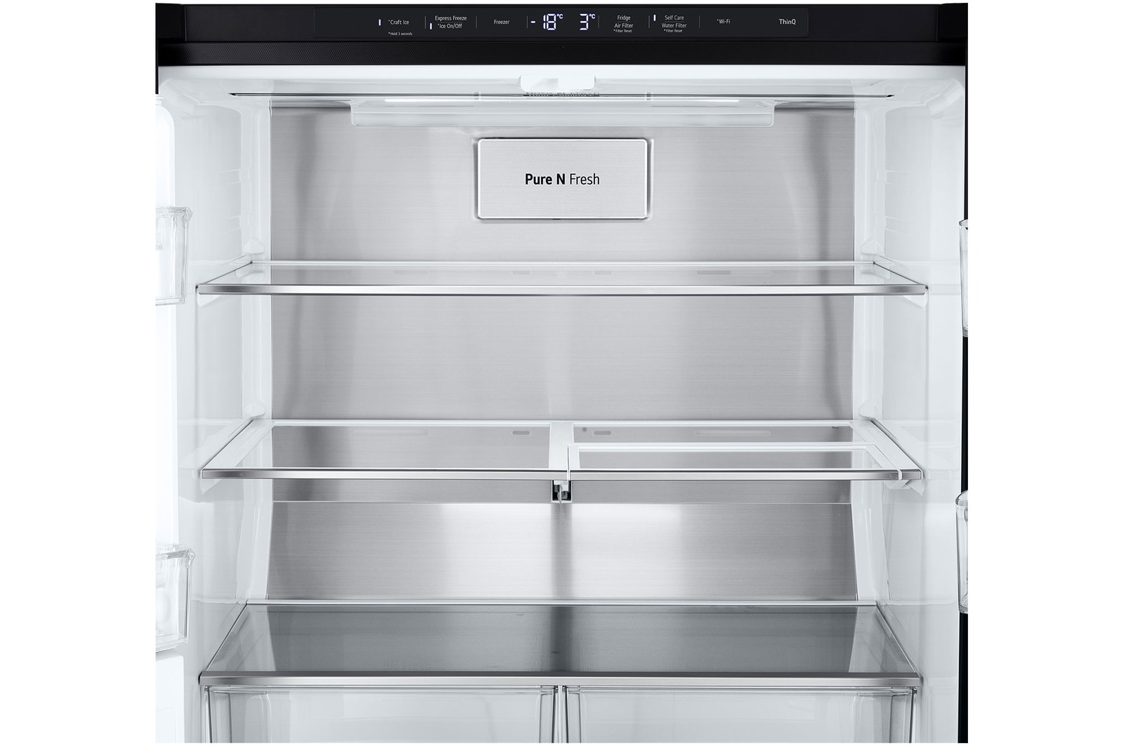 LG GF-V500MBLC side-by-side refrigerator Freestanding – image 9