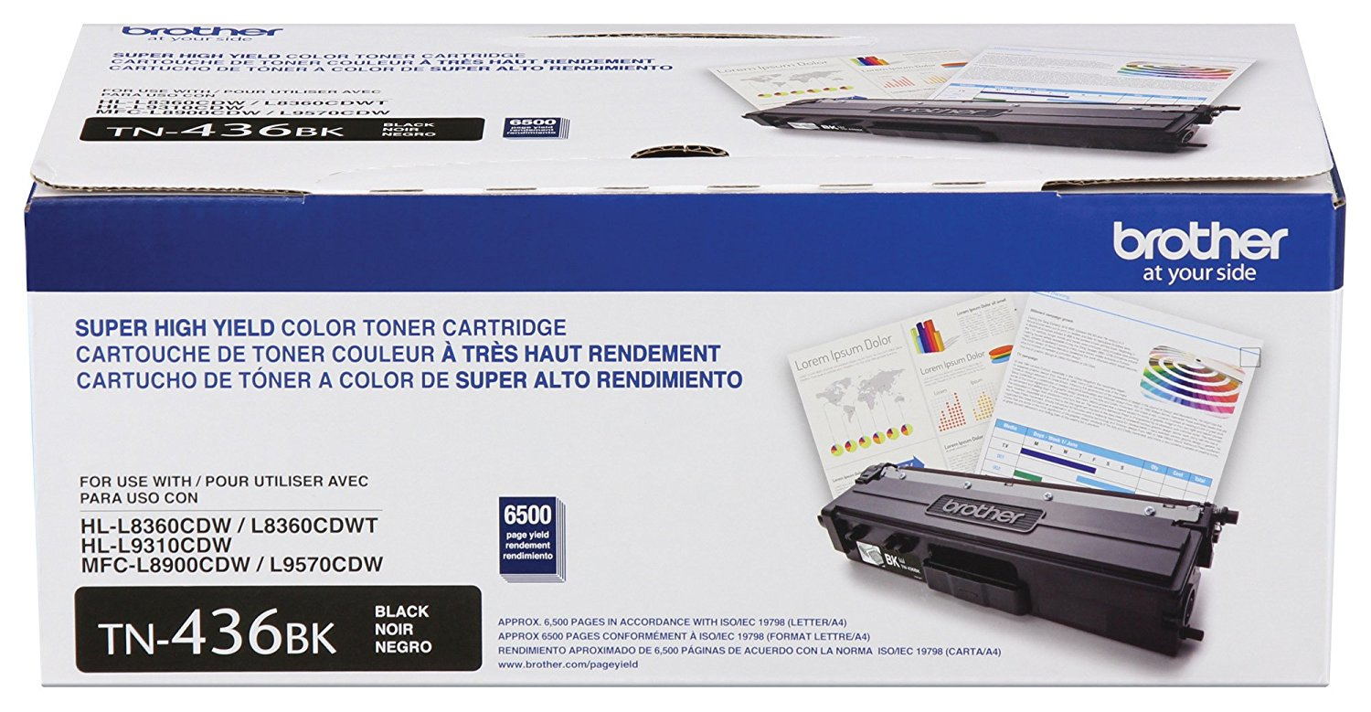 Brother TN-436BK toner cartridge 1 pc(s) Original Black