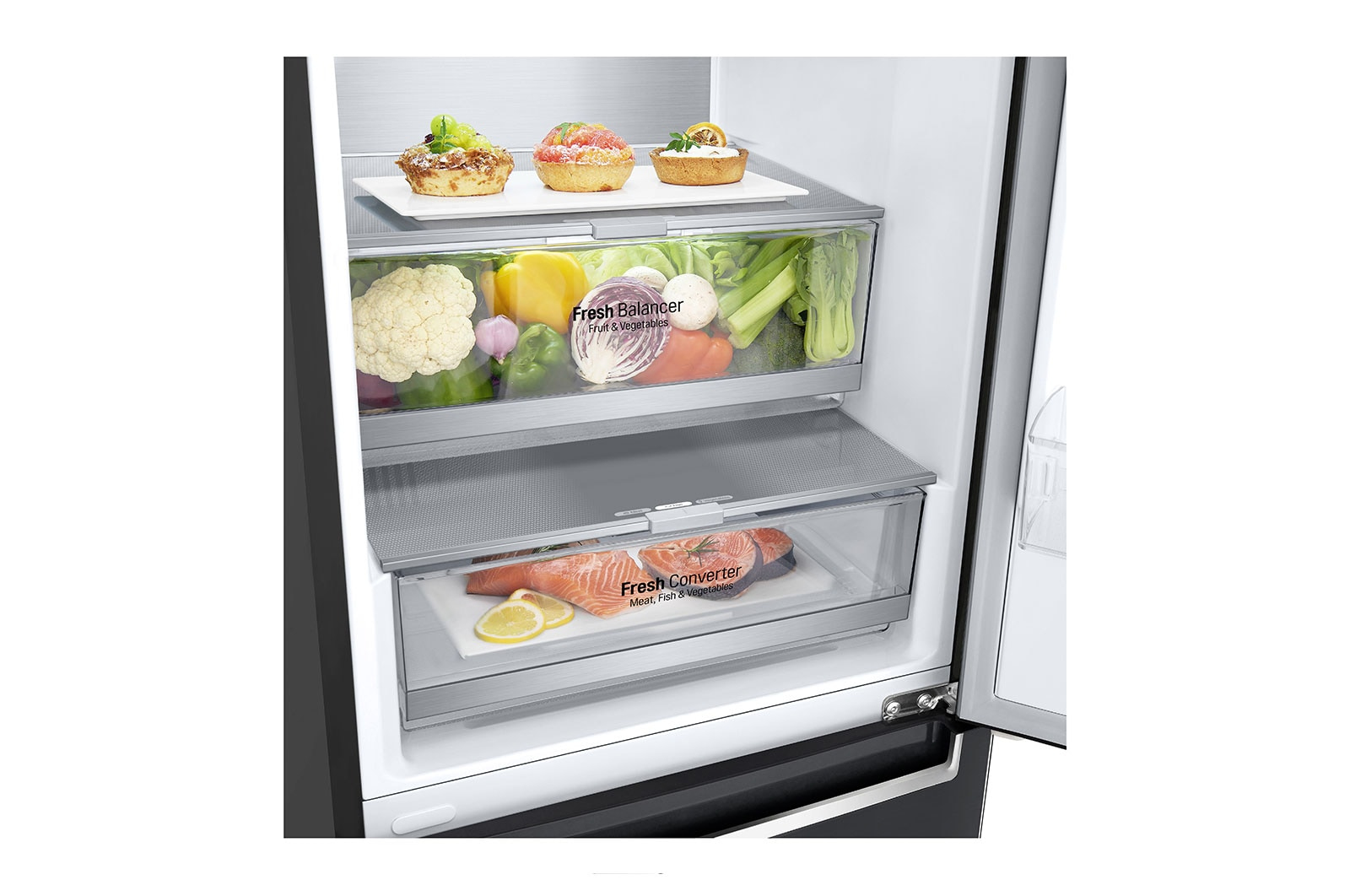 LG GBB72MCUDN fridge-freezer Freestanding – image 3