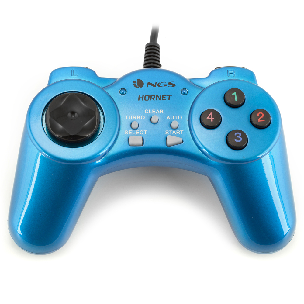 NGS HORNET3.0 Gaming Controller Blue USB 3.2 Gen 1 (3.1 Gen 1) Gamepad Analogue / Digital PC