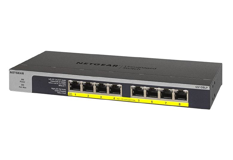 NETGEAR 8-PORT GIGABIT ETHERNET POE+ UNMANAGED SWITCH WITH 60W POE BUDGET (GS108 – image 4
