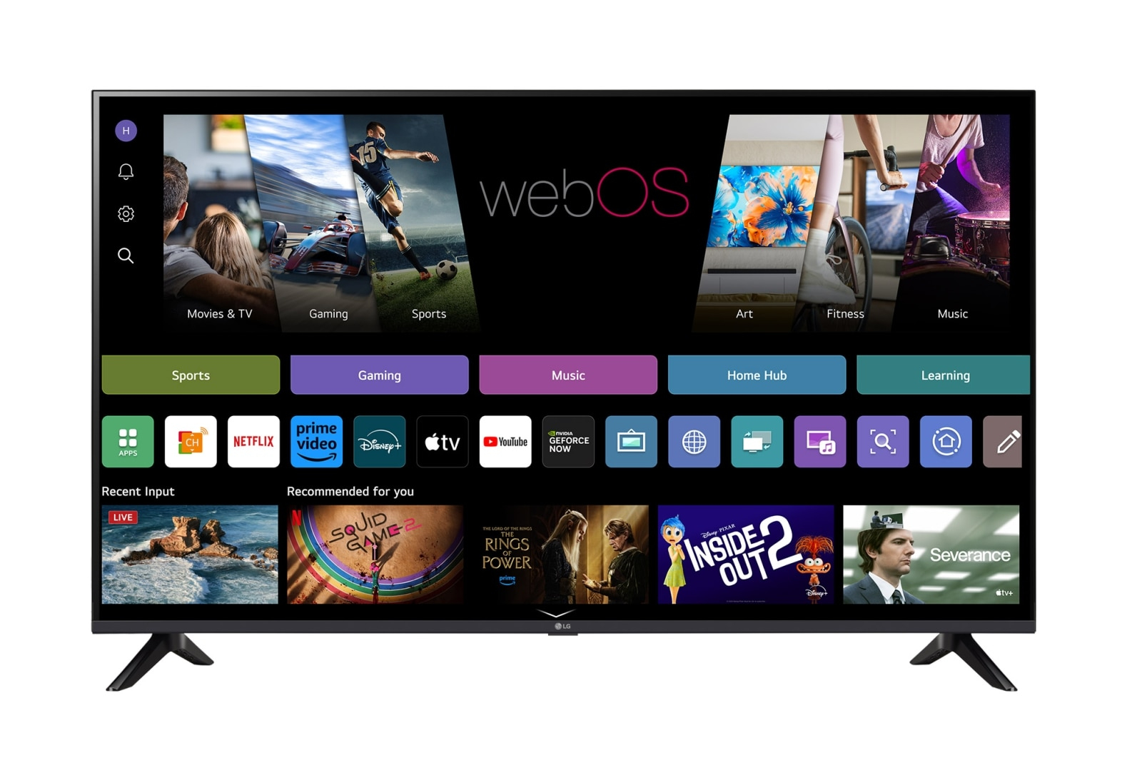 TV LG LED 43UA73003LA 43 4K Ultra HD Smart TV WiFi Dolby Audio — photo 3