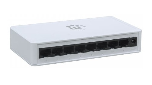 Manhattan 8-Port Gigabit Ethernet Switch, Desktop Size, Plastic, IEEE 802.3az (Energy Efficient Ethernet), Three Year Warranty, Box – image 5