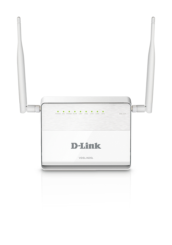 D-Link DSL-224 wireless router Fast Ethernet Single-band (2.4 GHz) White – image 5