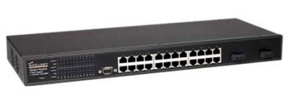 Intellinet 512626 network switch Fast Ethernet (10/100) 1U Black