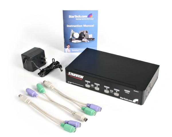 StarTech.com 4 Port PS2 + USB StarView KVM – image 5